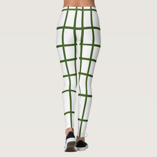 Hunter Green Stripe Leggings (Rückseite)
