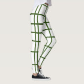 Hunter Green Stripe Leggings (Rechts)