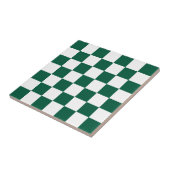 Hunter Green und Weiß Checked Fliese (Seite)