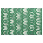 Hunter Green und White Zigzag Zickzack Stoff (Yard (91,4 cm))