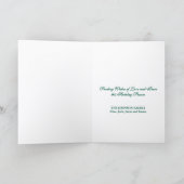 Hunter Green Vintag Ornament Weihnachten (Innenseite)