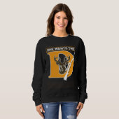 Hunter Hunting She Wants The Deer Sweatshirt (Vorne ganz)
