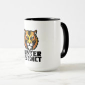 Hunter Instinct Tiger Tasse (VorderseiteRechts)