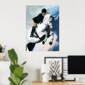 Hunter Jumper Acrylmalerei Poster (Heimbüro)