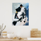 Hunter Jumper Acrylmalerei Poster (Küche)