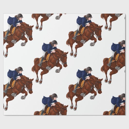 Hunter Jumper Geschenkpapier (Flach)