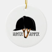 Hunter Jumper Keramik Ornament (Vorne)
