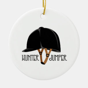 Hunter Jumper Keramik Ornament