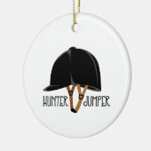 Hunter Jumper Keramik Ornament (Links)