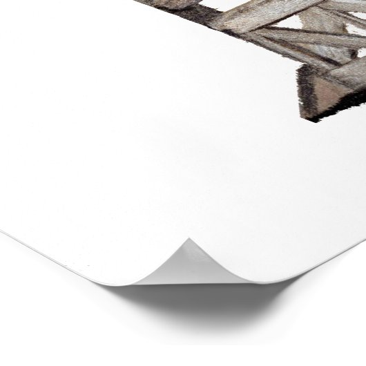 Hunter/Jumper Pferd & Rider Poster (Ecke)