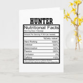 Hunter Karte (Gelbe Blume)