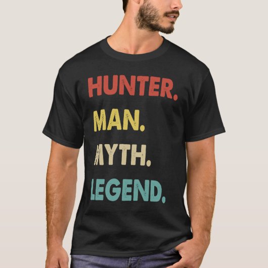 Hunter Man Myth Legend 1 T-Shirt (Vorderseite)