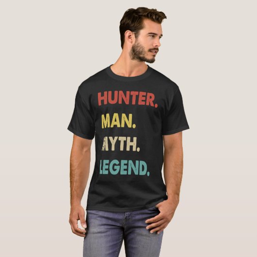 Hunter Man Myth Legend 1 T-Shirt (Vorne ganz)