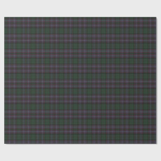 Hunter Modern Original Scottish Tartan Geschenkpapier (Flach)