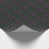 Hunter Modern Original Scottish Tartan Geschenkpapier (Ecke)