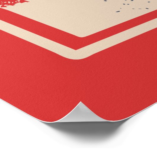 Hunter Mountain Greene Landkreis New York - Retro Poster (Ecke)