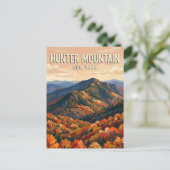 Hunter Mountain New York Postkarte (Stehend Vorderseite)