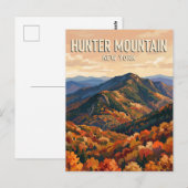Hunter Mountain New York Postkarte (Vorne/Hinten)