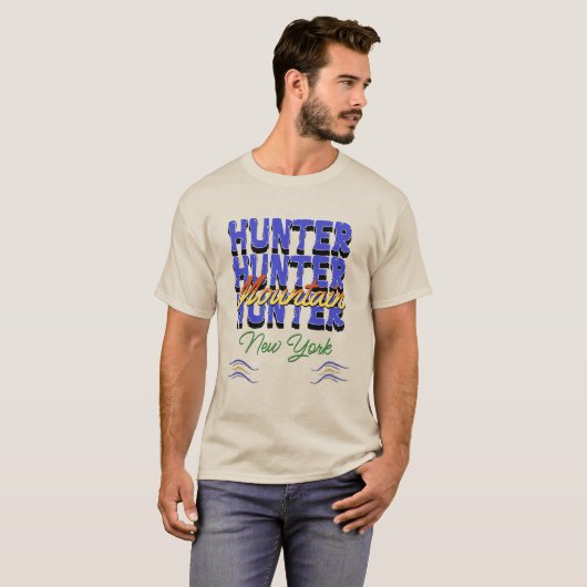 Hunter Mountain, New York T-Shirt (Vorne ganz)