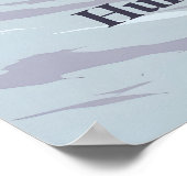 Hunter Mountain Skigebiet Reiseplakat Poster (Ecke)