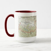 Hunter Mountain Topo Karte Tasse (Links)