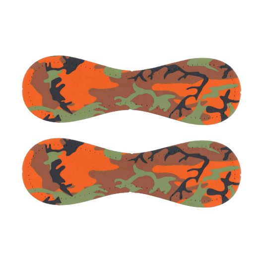 Hunter Orange & Green Camouflage Muster Baseball (Paneele)