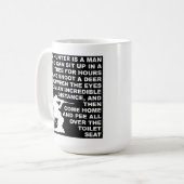 Hunter Pee Tasse (Vorderseite Links)