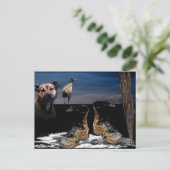 Hunter Postkarte (Stehend Vorderseite)