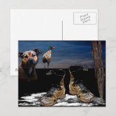 Hunter Postkarte (Vorne/Hinten)