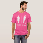 Hunter Rifle Funny Husband Gun T-Shirt (Vorne ganz)