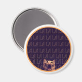 Hunter S. Thomcat Magnet (Vorderseite/Rückseite)