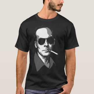 Hunter S Thompson Graustufen T-Shirt