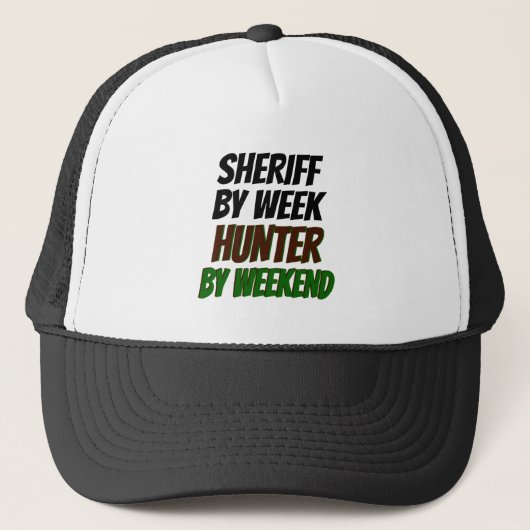 Hunter Sheriff Truckerkappe (Vorderseite)