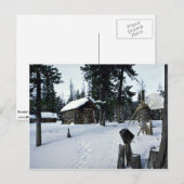 Hunter, Sibirien Winter Postkarte (Vorne/Hinten)