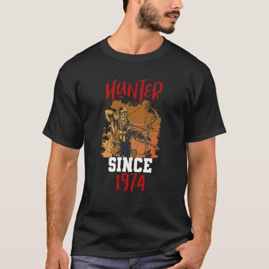 Hunter since 1974 T-Shirt (Vorderseite)