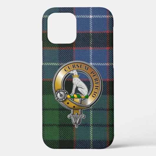 Hunter Tartan & Abzeichen Case-Mate iPhone Hülle (Rückseite)
