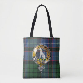 Hunter Tartan & Abzeichen Tasche