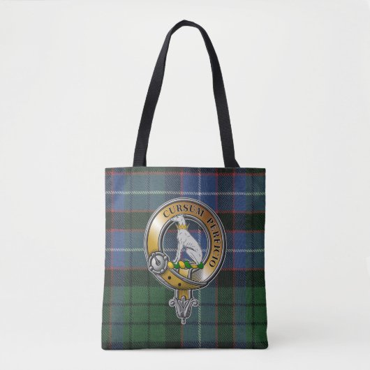 Hunter Tartan & Abzeichen Tasche (Vorderseite)