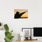 Hunter und Gun Poster (Heimbüro)