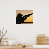 Hunter und Gun Poster (Küche)