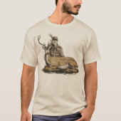 Hunter und Hirsch T-Shirt (Vorderseite)