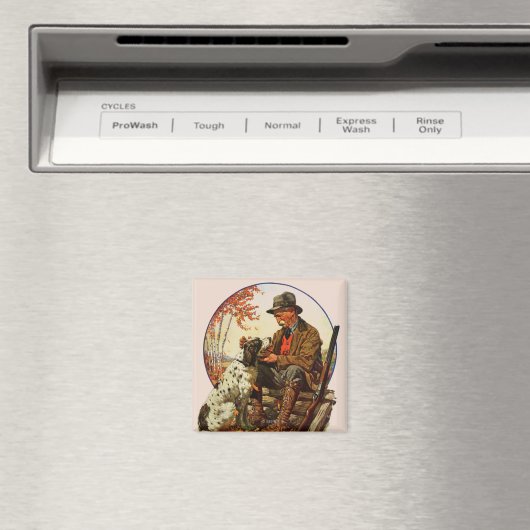 Hunter und Spaniel Magnet (In Situ (Geschirrspüler))