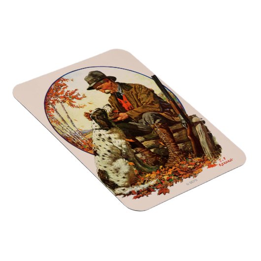 Hunter und Spaniel Magnet (Rechte Seite)
