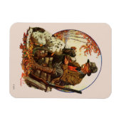 Hunter und Spaniel Magnet (Horizontal)