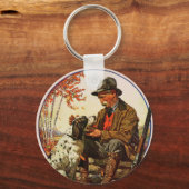 Hunter und Spaniel Schlüsselanhänger (Vorderseite)