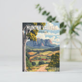Hunter Valley Australia Reisen Kunst Vintag Postkarte (Stehend Vorderseite)
