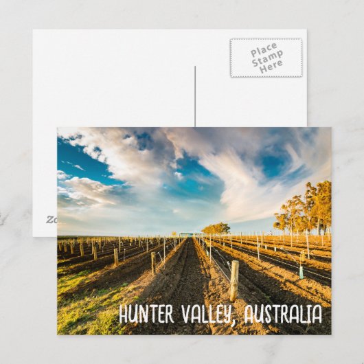 Hunter Valley, Australien Postcard Postkarte (Vorne/Hinten)