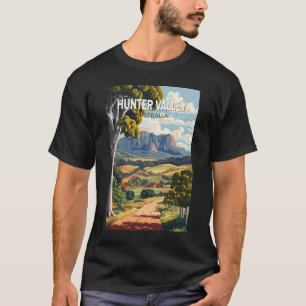Hunter Valley Australien Reise Kunst Vintage T-Shirt