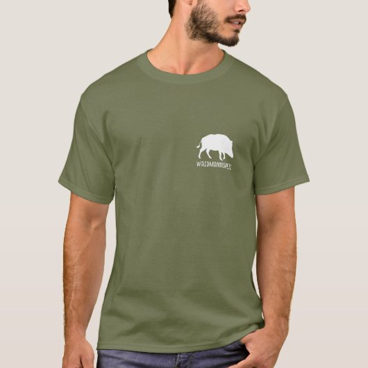 Hunter Wild Boar Keiler Wildsau Jagdjäger T-Shirt (Vorderseite)