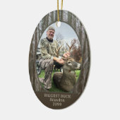 Hunter Woods Foto Personalisiert Keramik Ornament (Links)